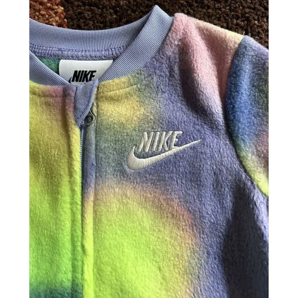 Nike Baby Girl Microfleece Sleep & Play Multi Color Size 3M